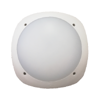 STUCCI WALL FIXTURE WITH BACKLIGHT E27 IP66 WHITE