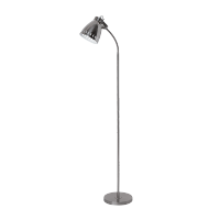 NOAH FLOOR LAMP 1XE27 SATIN NICKEL H1320mm