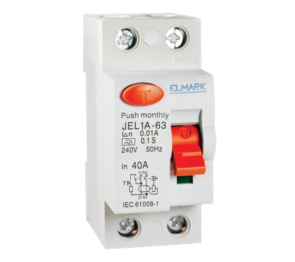 RESIDUAL CURRENT DEVICE JEL1A 2P 16A/500MA